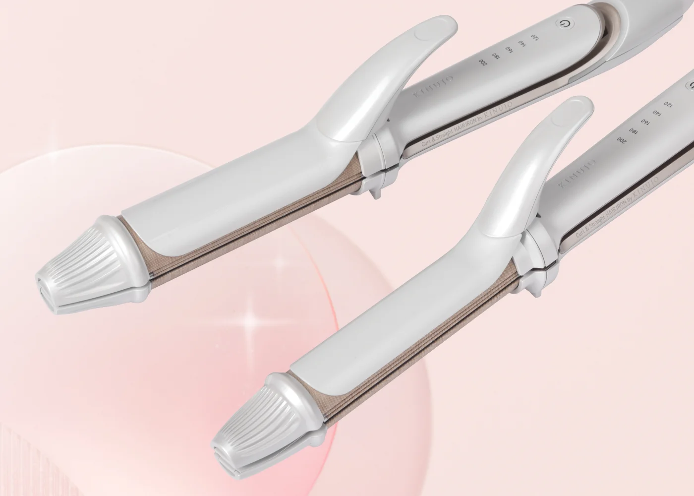 KINUJO 2WAY IRON【2W01】の２サイズ（26mmと32mm）の製品比較写真