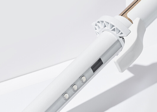絹女～KINUJO～CURL IRONのオートパワーOFF機能を解説する写真