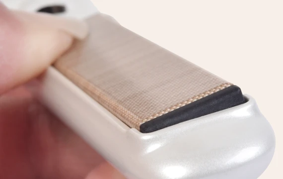 KINUJO MINI IRON -deux-（ドゥー）【KM001】のシルクプレートについての解説用画像