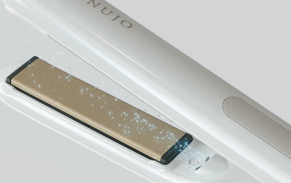 KINUJO MINI IRON -deux-（ドゥー）【KM001】のマイナスイオン機能についての解説用画像