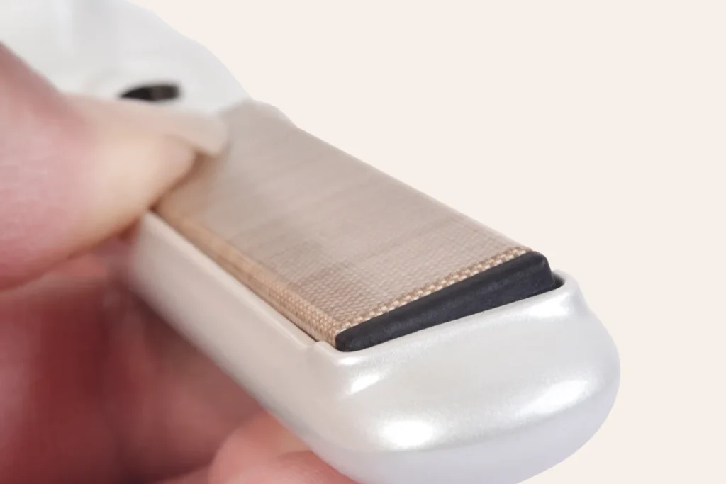 KINUJO MINI IRON -deux-（ドゥー）【KM001】の圧力を分散する機能についての解説用画像