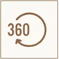 KINUJO W-worldwide model-(ホワイト/ブラック)【DS200/DS200-BK】のコードが360度回転する便利機能の紹介画像