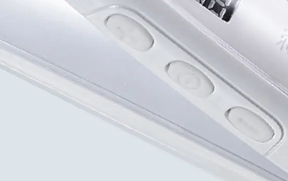 絹女KINUJOストレートアイロン【LM225】の10段階温度調整機能の紹介写真